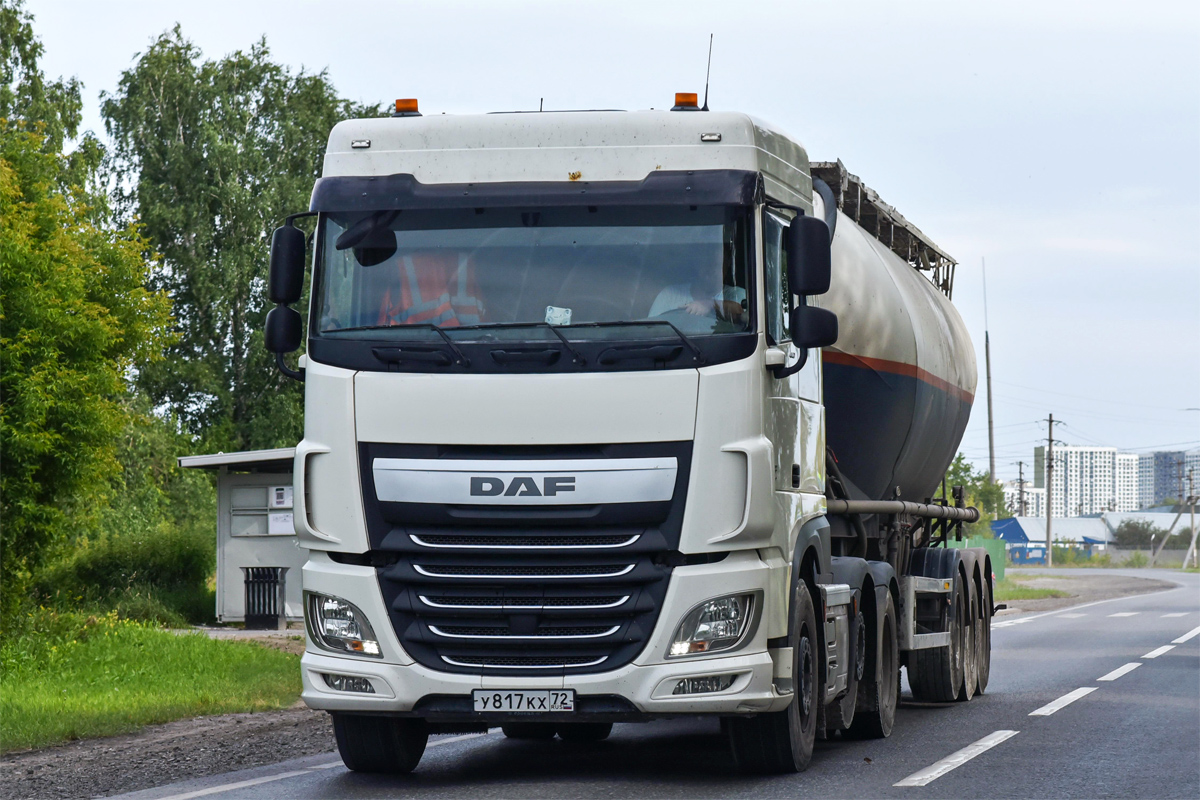 Тюменская область, № У 817 КХ 72 — DAF XF Euro6 FTG