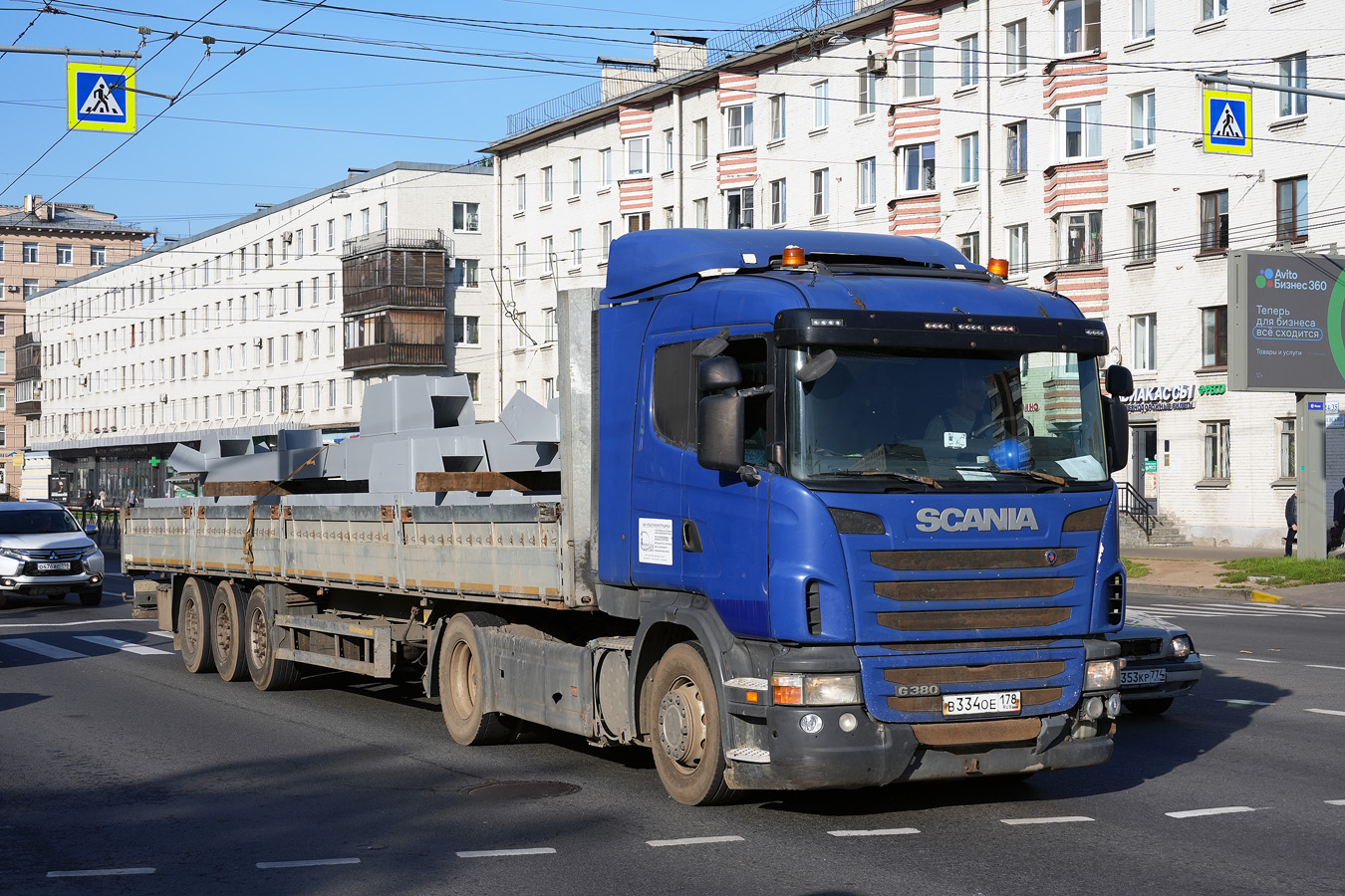 Санкт-Петербург, № В 334 ОЕ 178 — Scania ('2009) G380