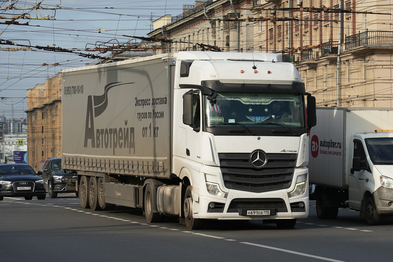Санкт-Петербург, № У 691 ЕВ 198 — Mercedes-Benz Actros ('2018) 1845