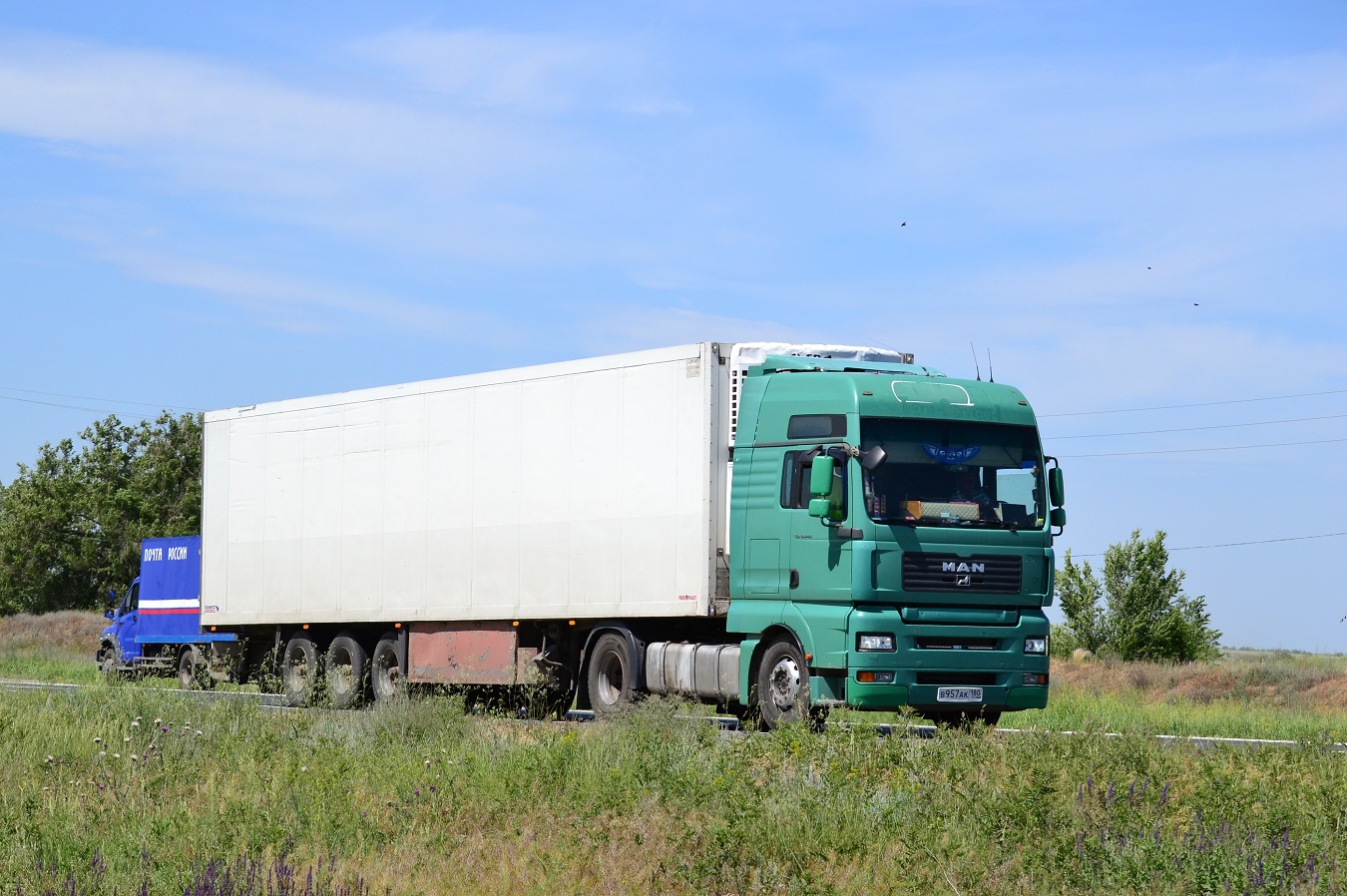 Донецкая область, № В 957 АК 180 — MAN TGA 18.440