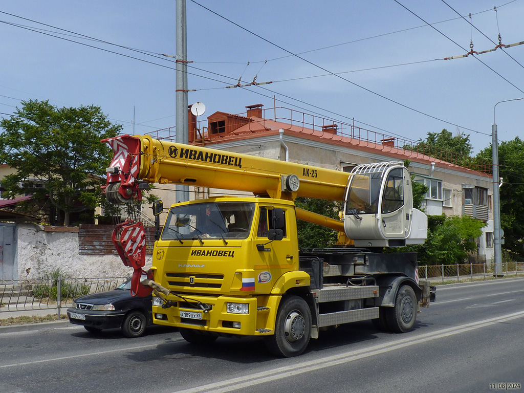 Севастополь, № А 189 ХХ 92 — КамАЗ-53605-A5(48)