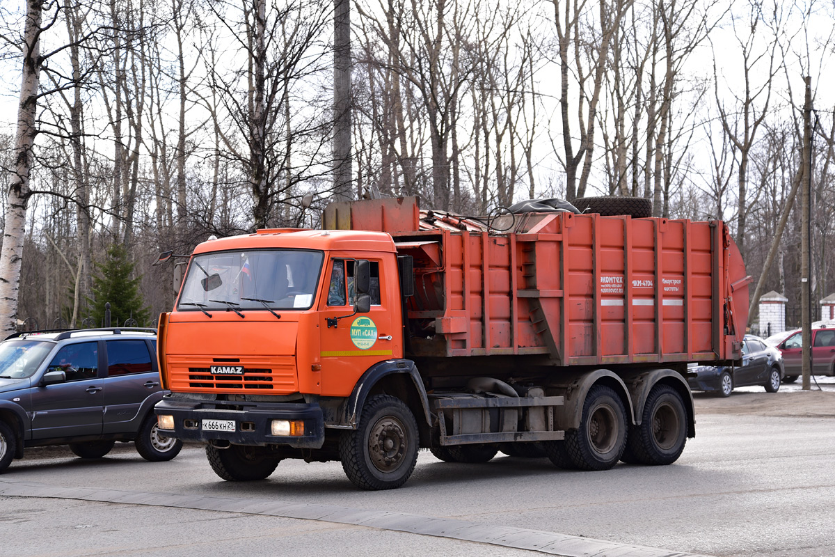 Архангельская область, № К 666 КН 29 — КамАЗ-65115-62
