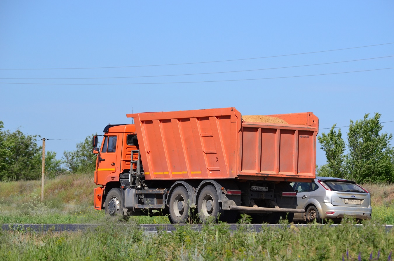 Волгоградская область, № К 727 ОВ 134 — КамАЗ-6520-43