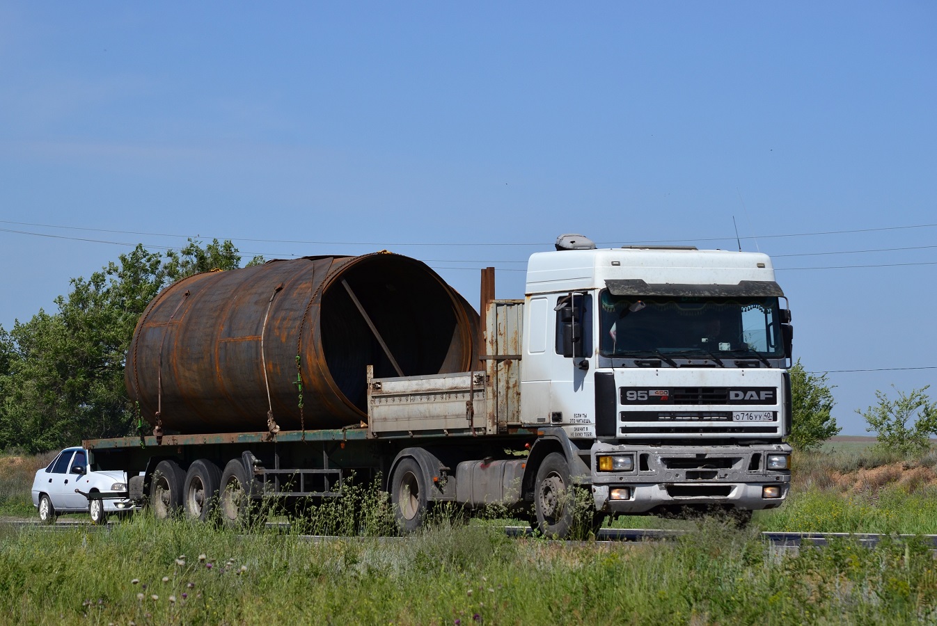 Калужская область, № О 716 УУ 40 — DAF 95 FT