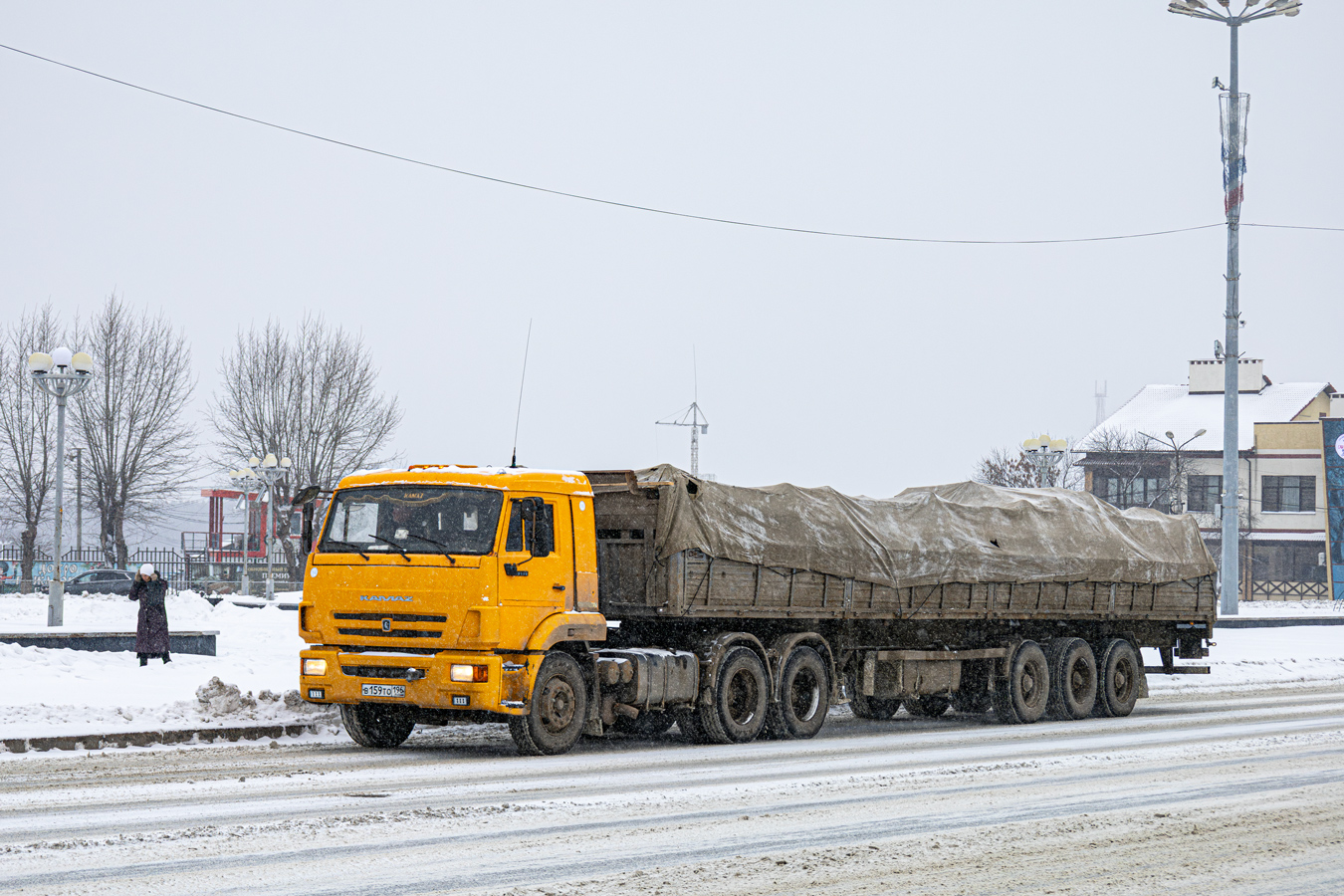 Свердловская область, № В 159 ТО 196 — КамАЗ-65116-A4(23)