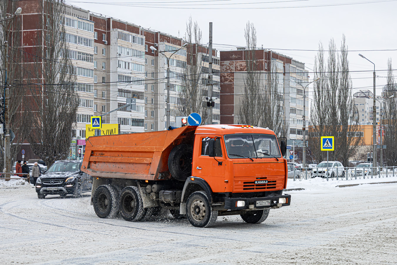 Свердловская область, № М 122 ТХ 196 — КамАЗ-55111-15 [55111R]