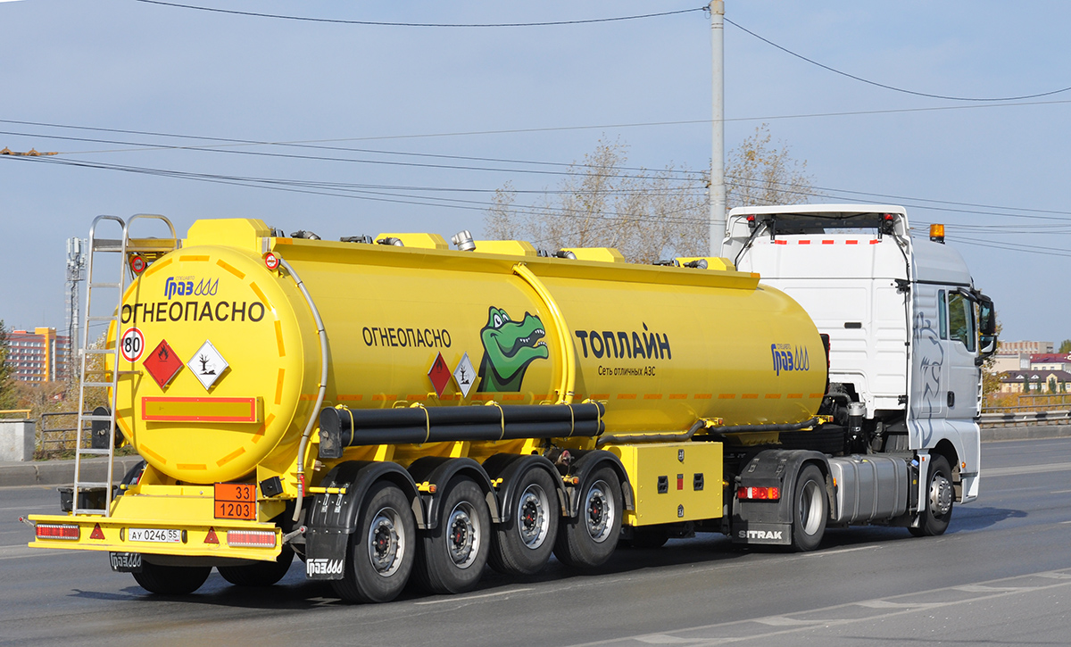 Омская область, № АУ 0246 55 — ГрАЗ (общая модель)