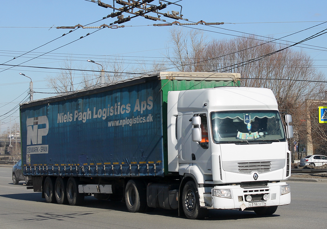 Челябинская область, № С 318 СО 174 — Renault Premium ('2006)