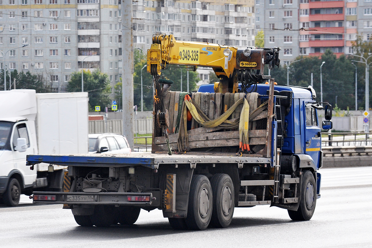 Омская область, № С 335 УН 55 — КамАЗ-65117-N3(78)