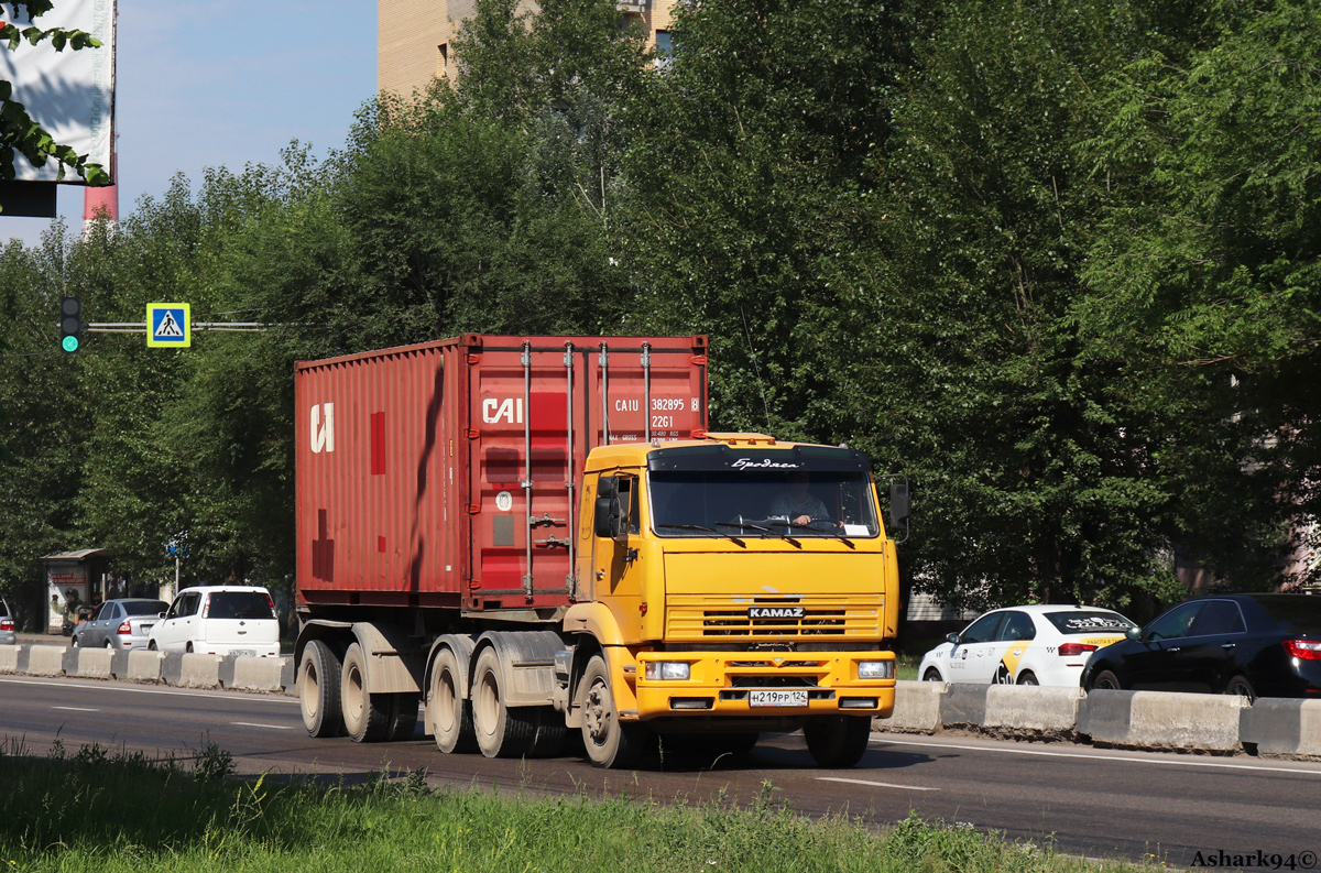 Красноярский край, № Н 219 РР 124 — КамАЗ-65116 [651160]