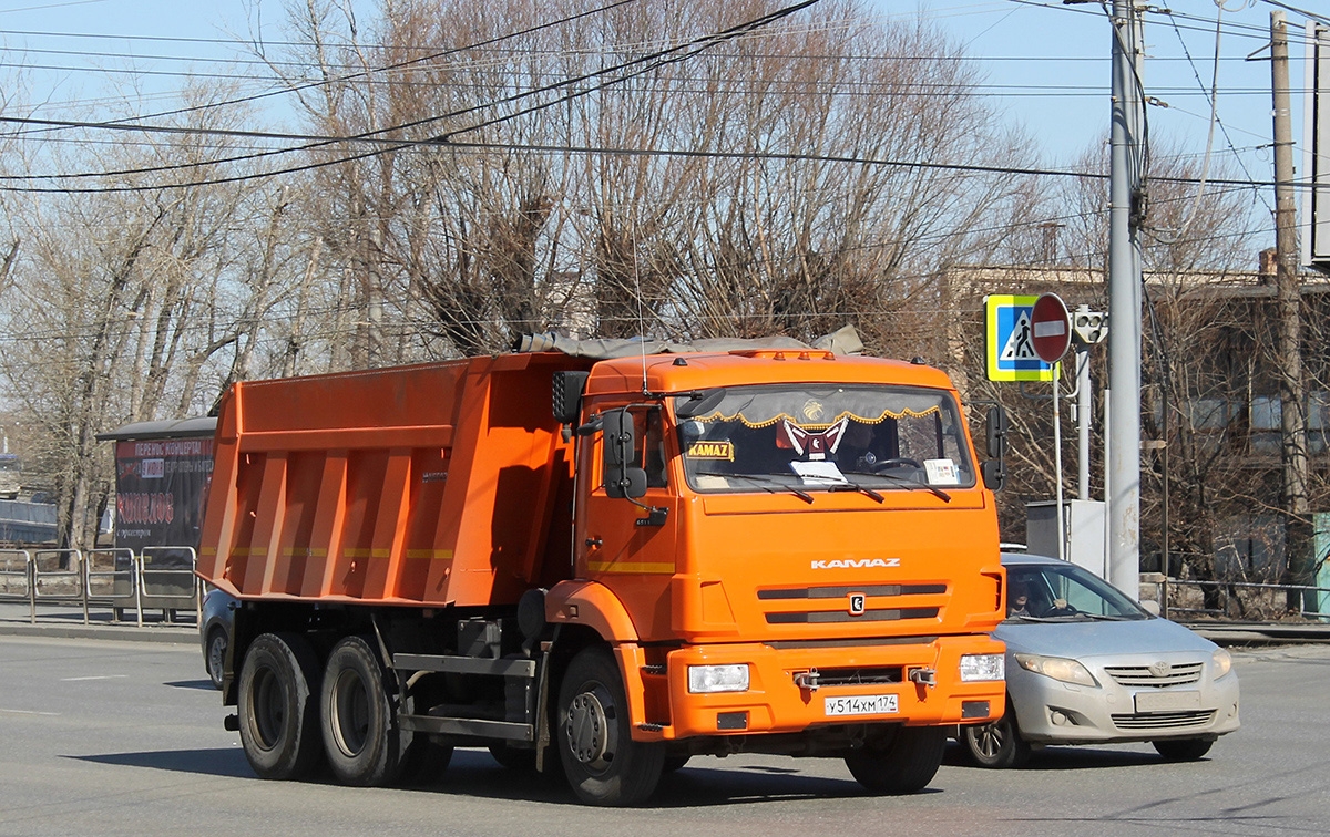 Челябинская область, № У 514 ХМ 174 — КамАЗ-65115-L4(19)