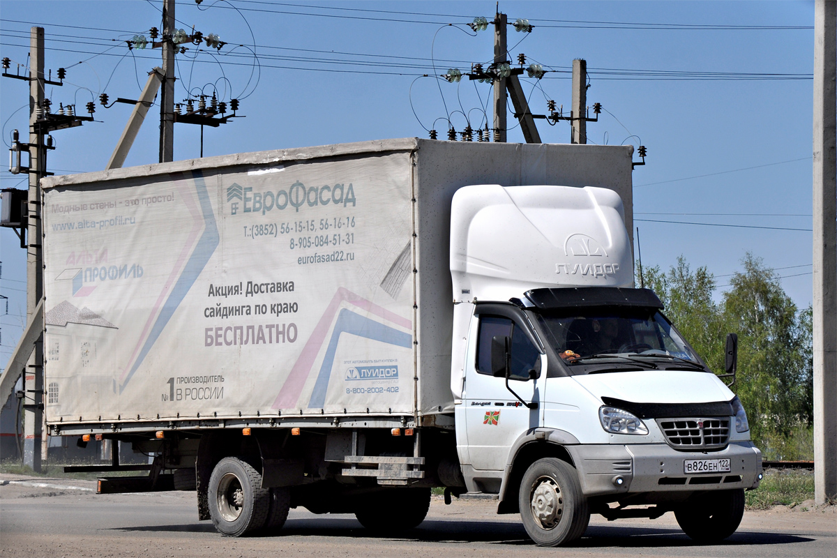 Алтайский край, № В 826 ЕН 122 — ГАЗ-33104 "Валдай"