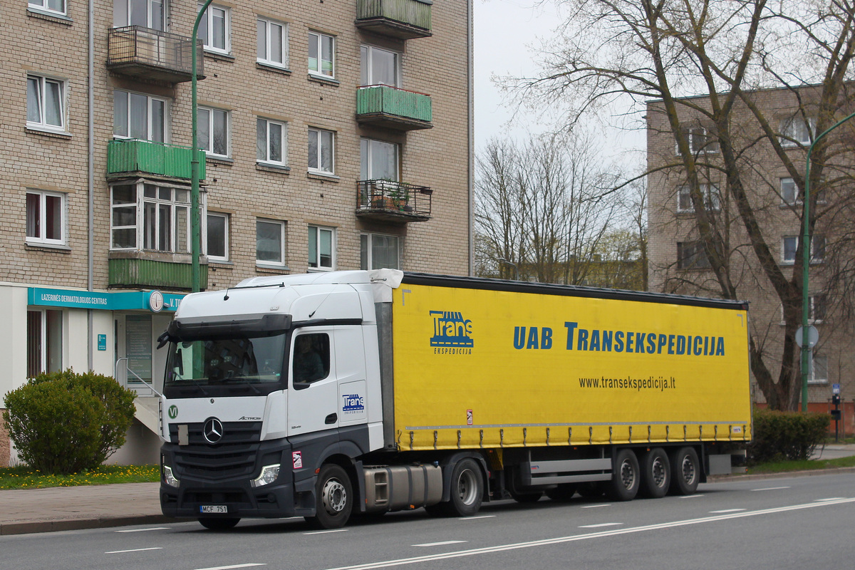 Литва, № MCF 751 — Mercedes-Benz Actros ('2018) 1845