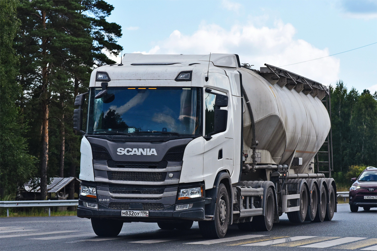 Свердловская область, № М 832 ОУ 196 — Scania ('2016) G410