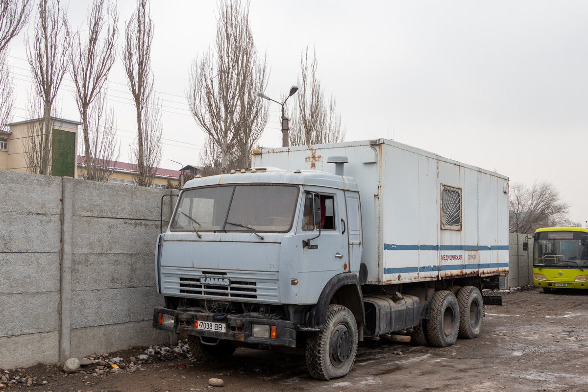 Киргизия, № 7038 BB — КамАЗ-53215 (общая модель)