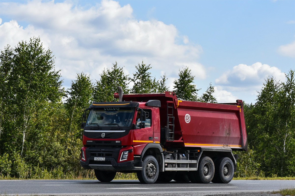Тюменская область, № У 624 КА 72 — Volvo ('2013) FMX.420 [X9P]