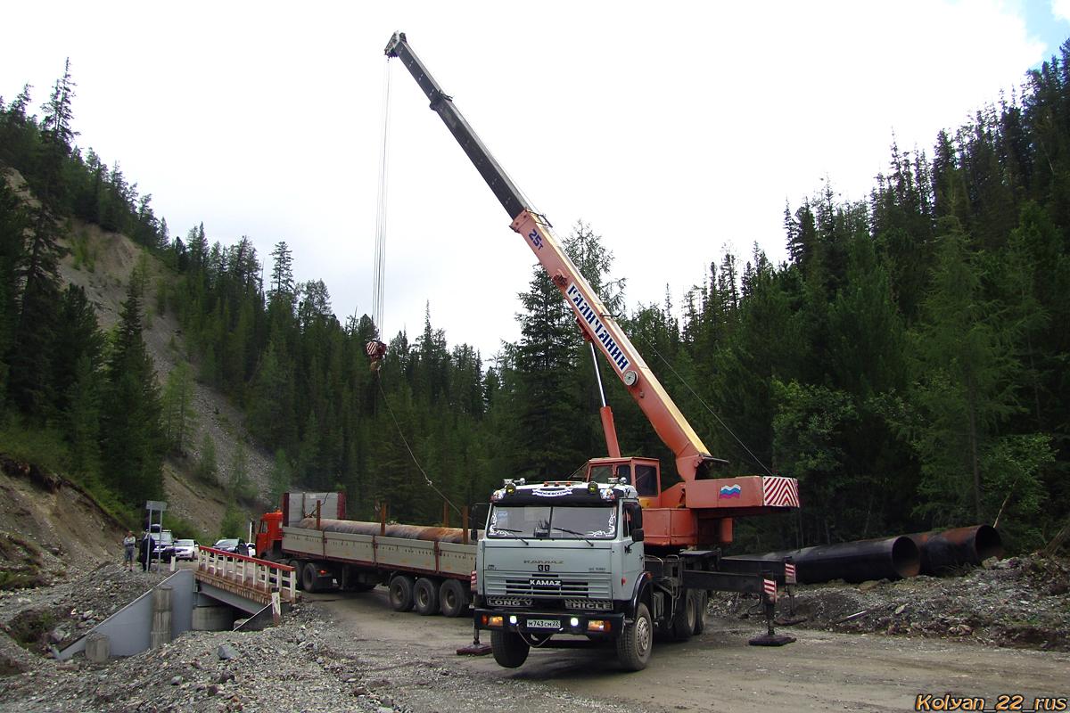 Алтайский край, № М 743 СМ 22 — КамАЗ-53213