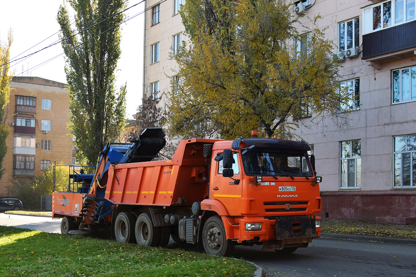 Волгоградская область, № К 805 КО 134 — КамАЗ-65115-50