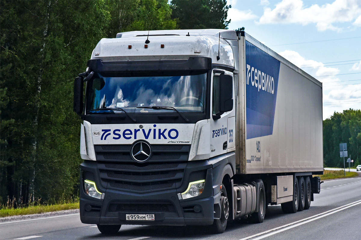 Иркутская область, № 353 — Mercedes-Benz Actros '18 1845 [Z9M]