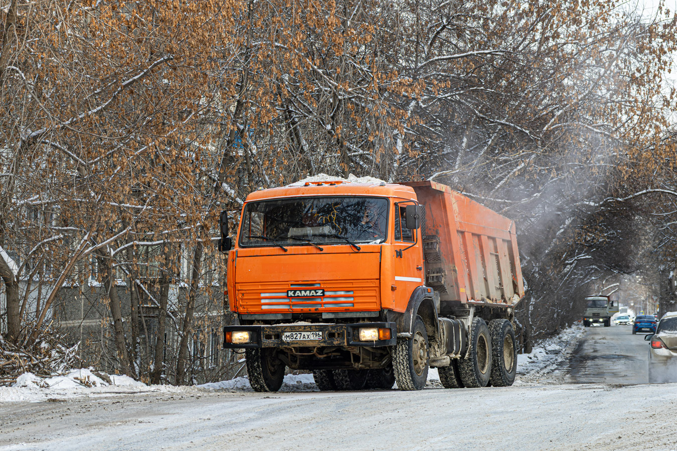 Свердловская область, № М 827 АХ 196 — КамАЗ-65115 [651150]