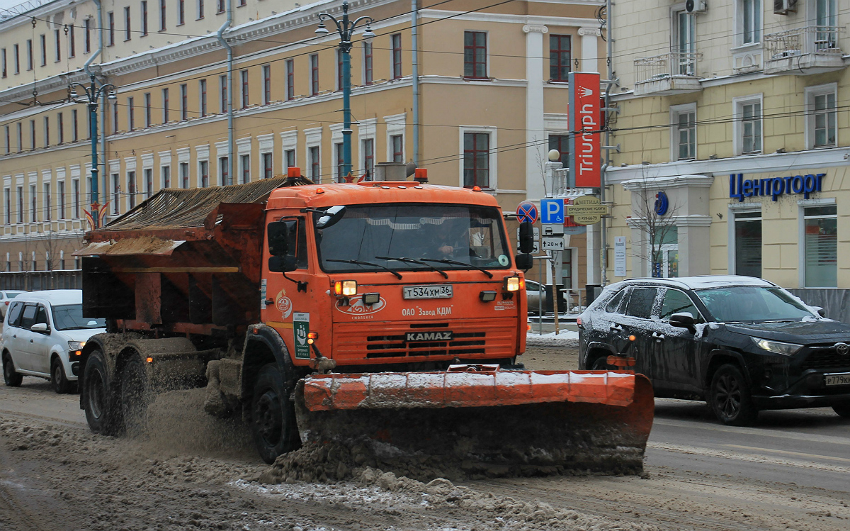 Воронежская область, № Т 534 ХМ 36 — КамАЗ-65115-62