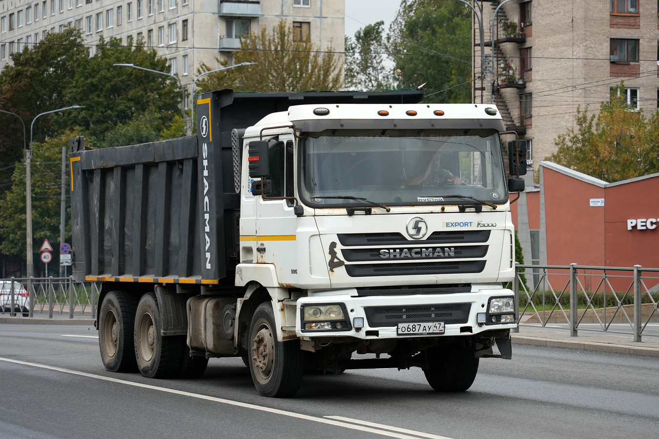 Ленинградская область, № О 687 АУ 47 — Shaanxi Shacman F3000 SX325x