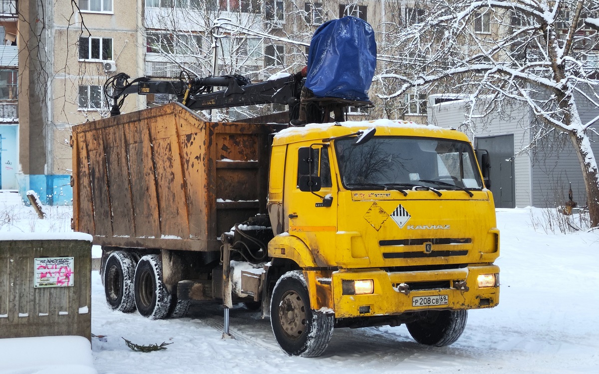 Тверская область, № Р 208 СВ 69 — КамАЗ-65115-42