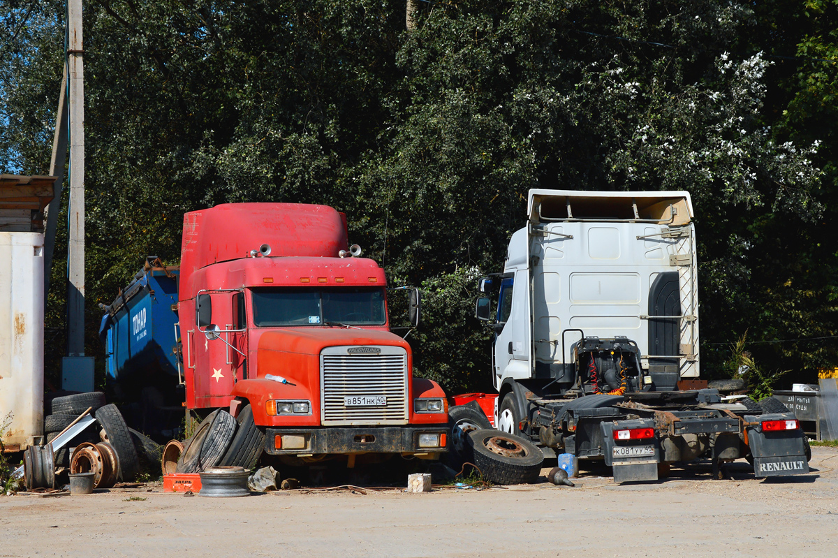 Калужская область, № В 851 НК 40 — Freightliner FLD 120; Калужская область, № К 081 УУ 40 — Renault Premium ('2006)