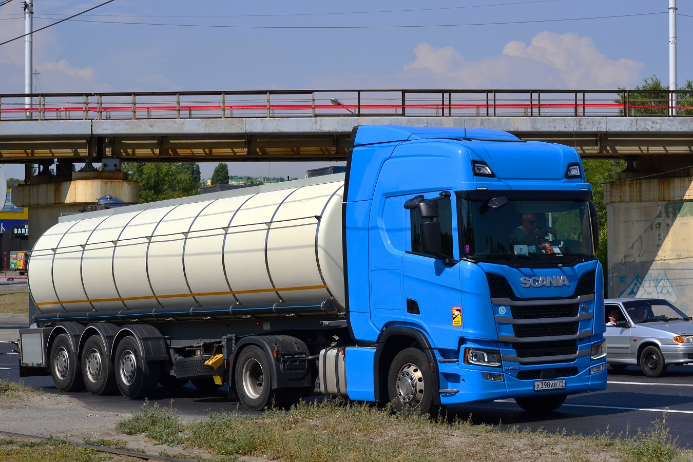 Тульская область, № Х 398 АВ 71 — Scania ('2016) R450