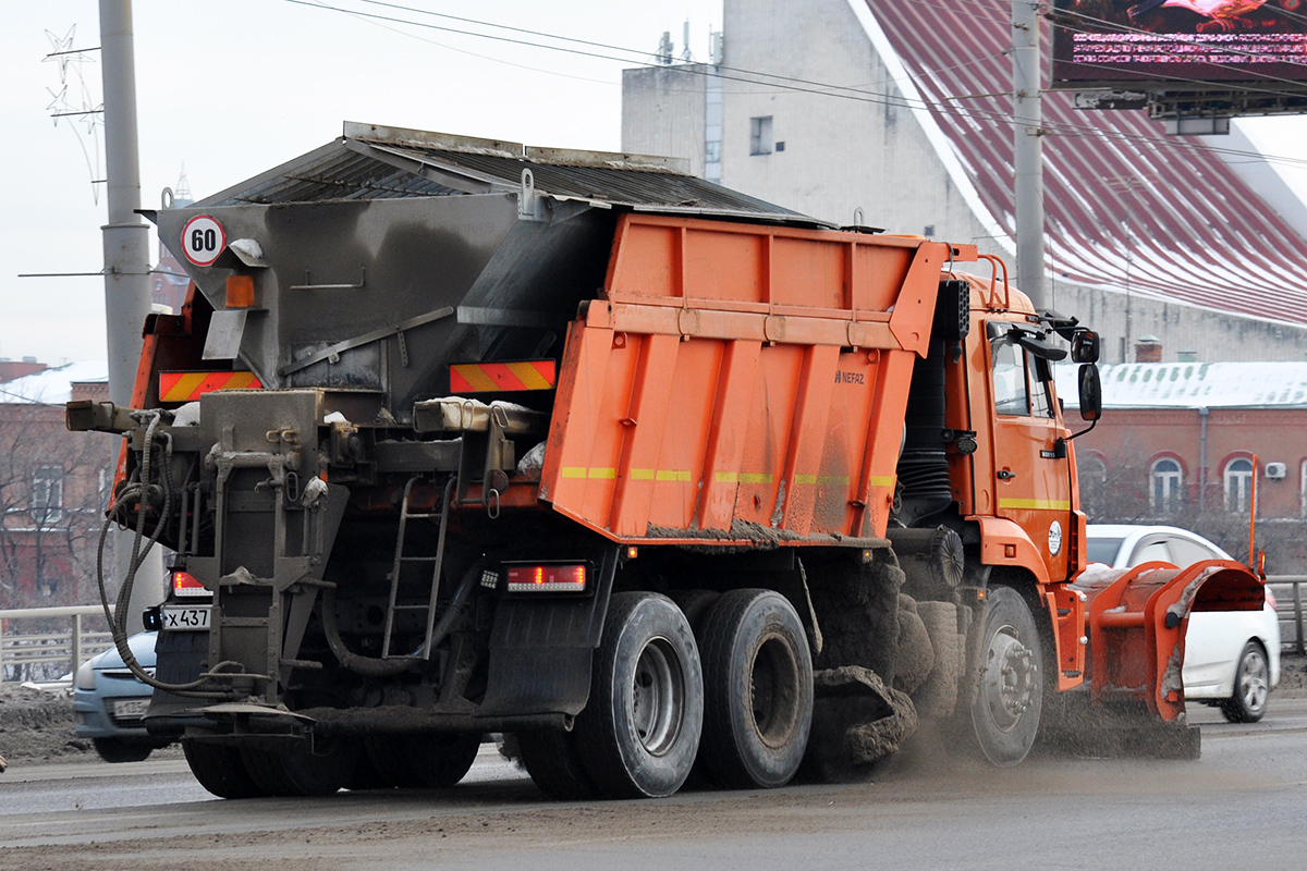 Омская область, № Х 437 НУ 55 — КамАЗ-65115-A5(48)