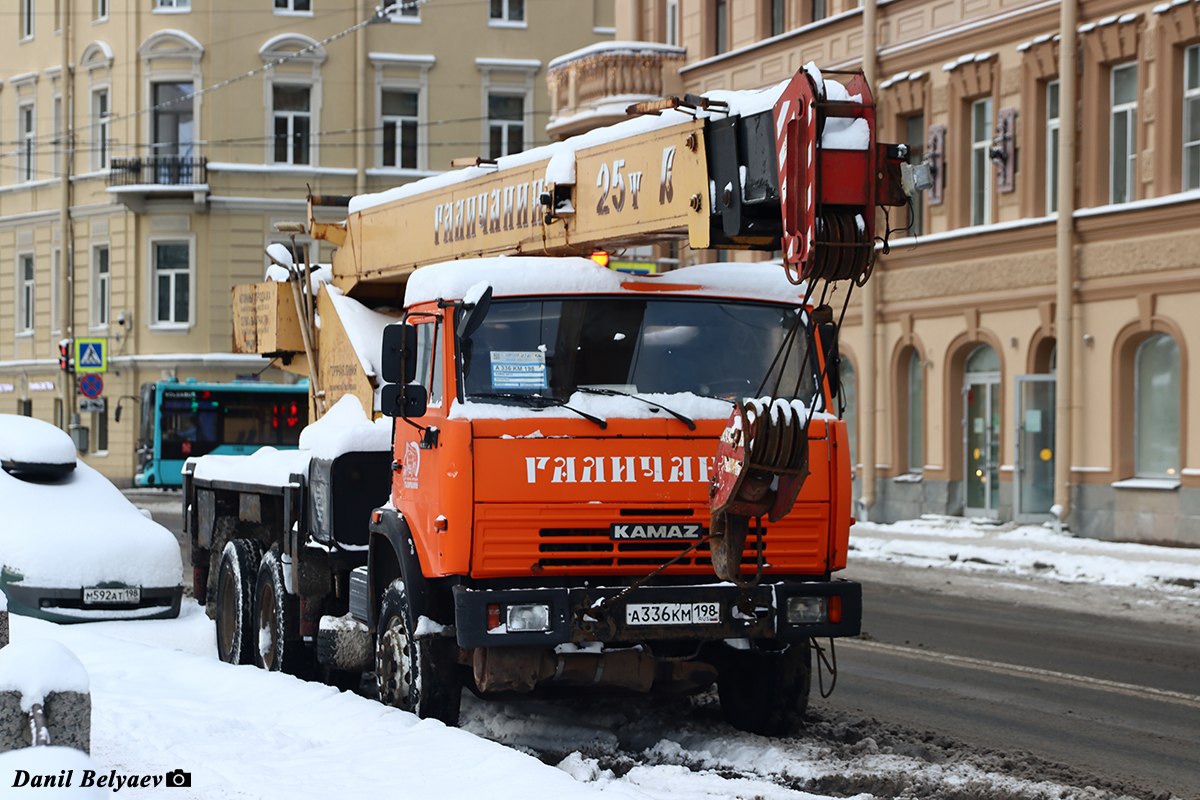 Санкт-Петербург, № А 336 КМ 198 — КамАЗ-65115-62
