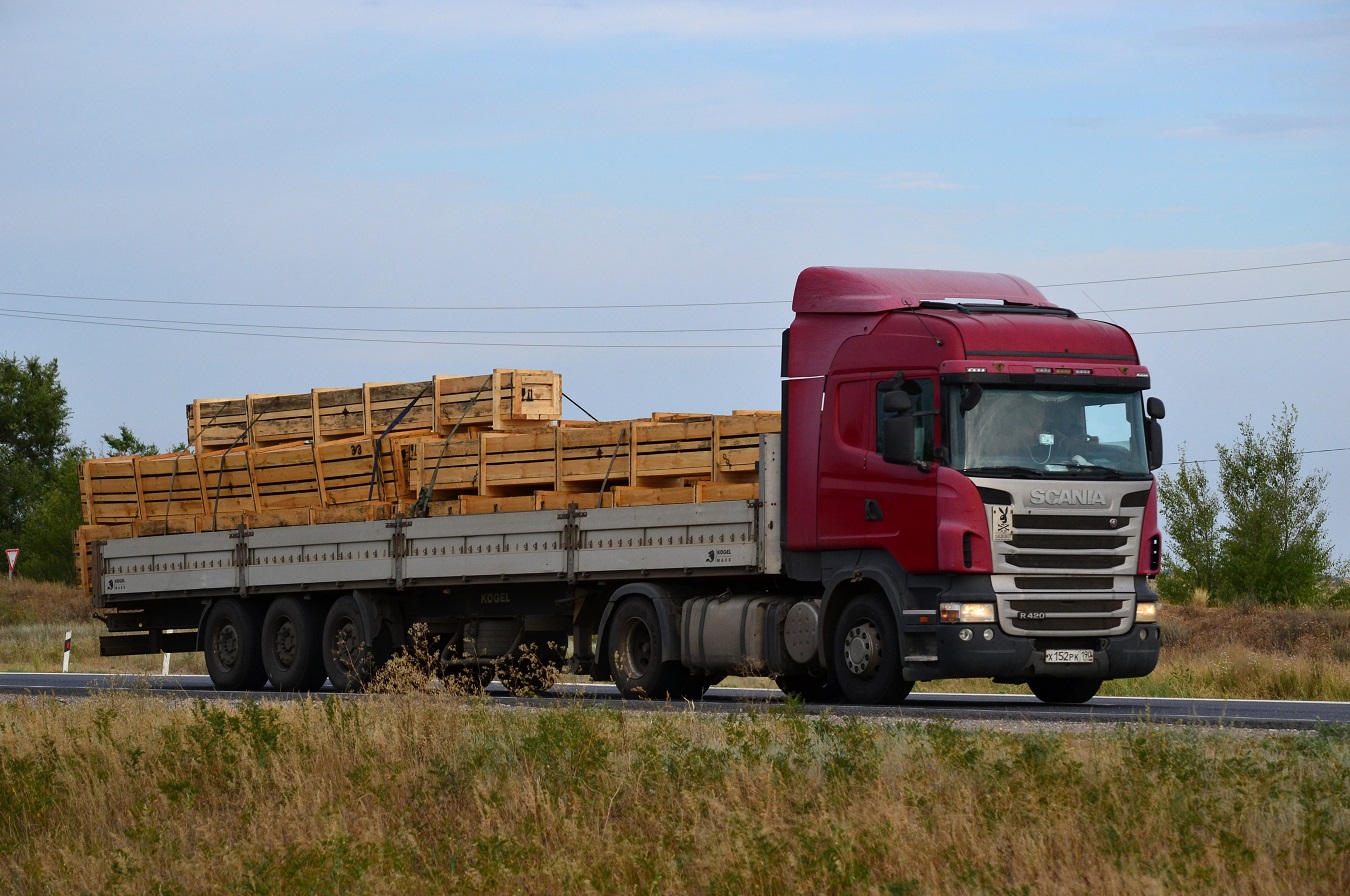 Московская область, № Х 152 РК 190 — Scania ('2009) R420