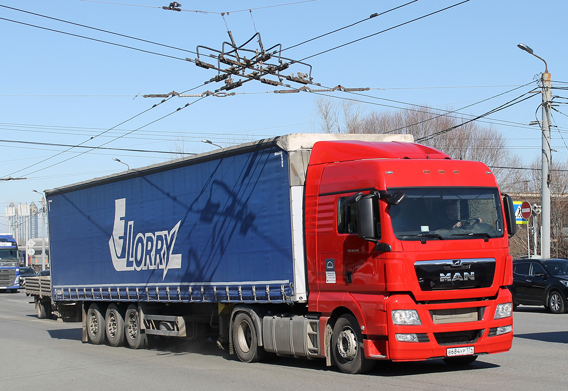Челябинская область, № В 684 УР 174 — MAN TGX ('2007) 18.440