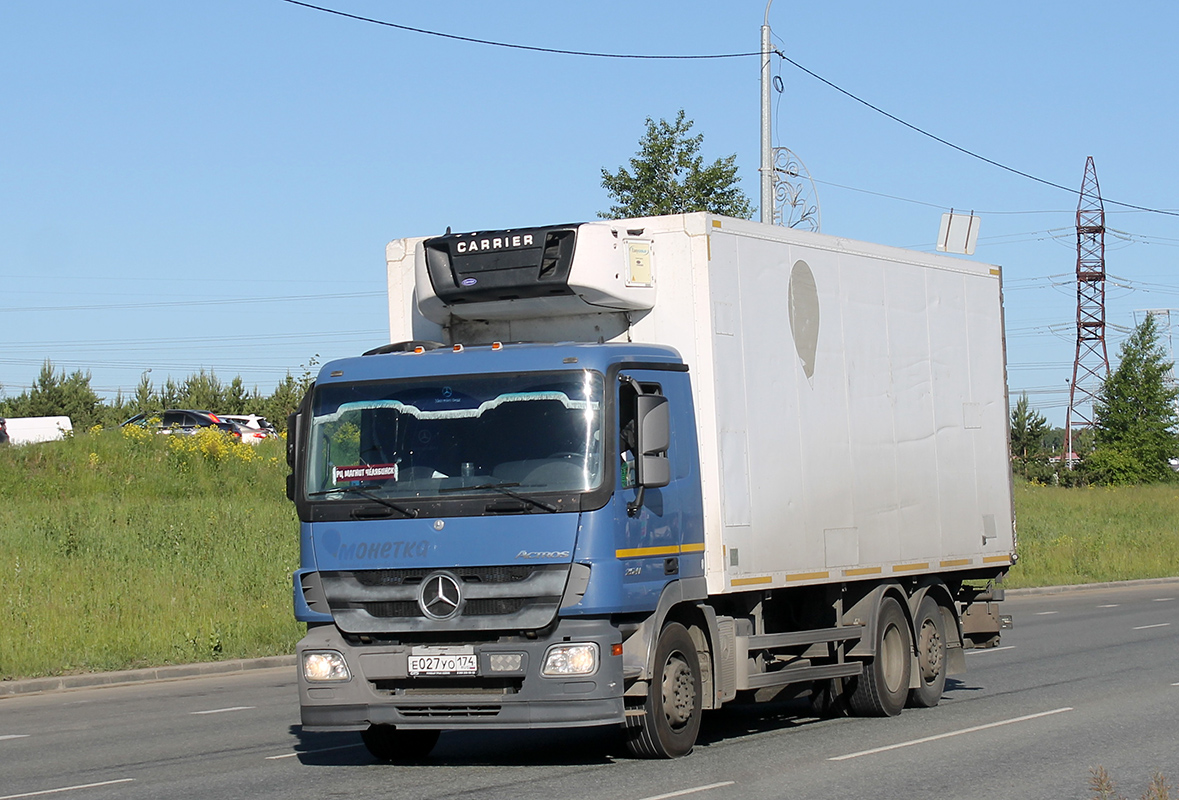 Челябинская область, № Е 027 УО 174 — Mercedes-Benz Actros ('2009) 2541