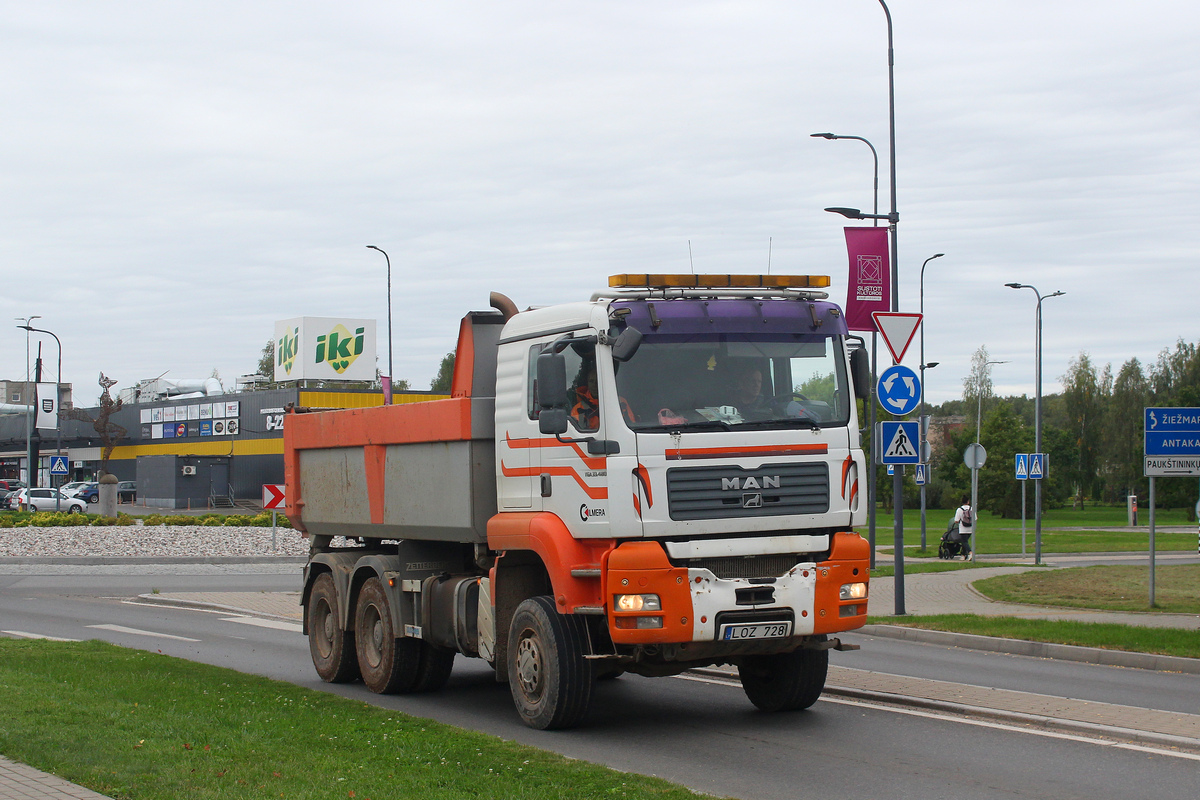 Литва, № LOZ 728 — MAN TGA 33.480
