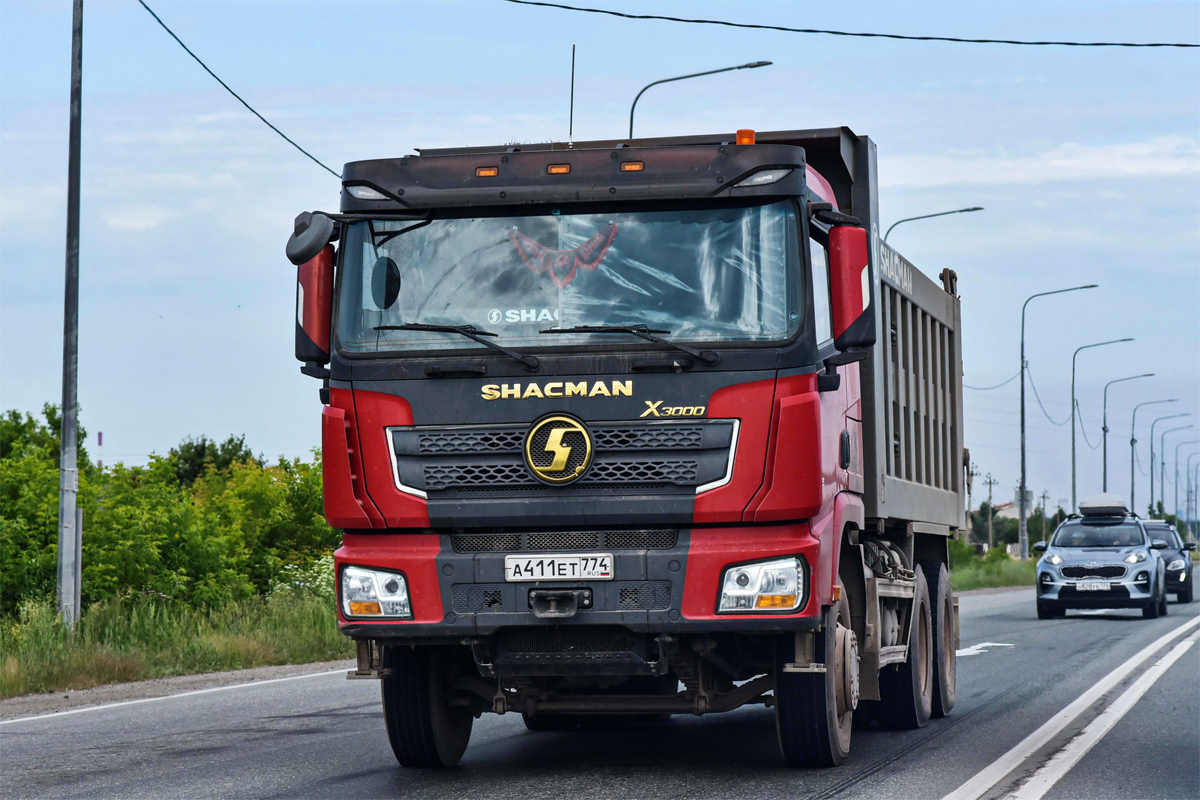 Челябинская область, № А 411 ЕТ 774 — Shaanxi Shacman X3000 SX3258