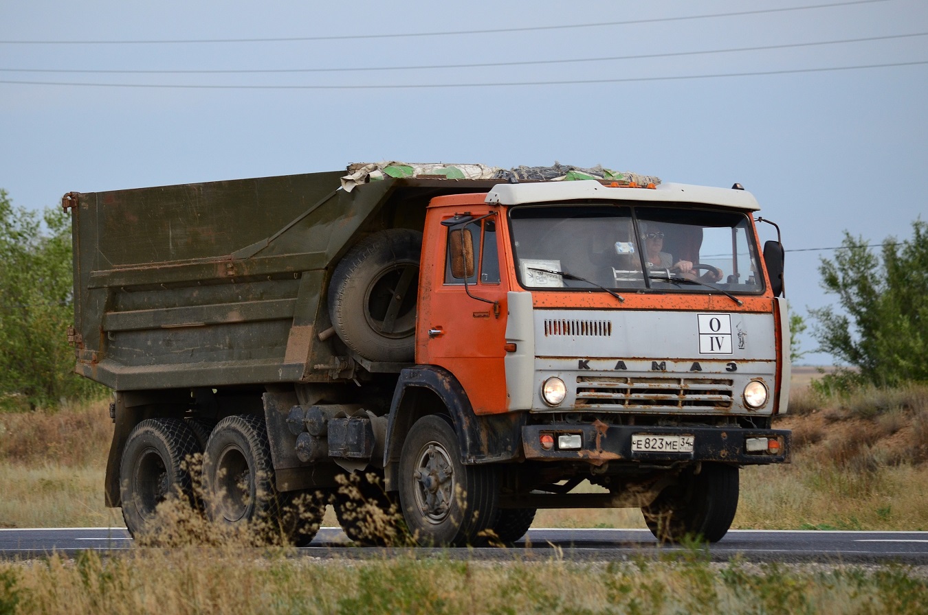 Волгоградская область, № Е 823 МЕ 34 — КамАЗ-55111 [551110]