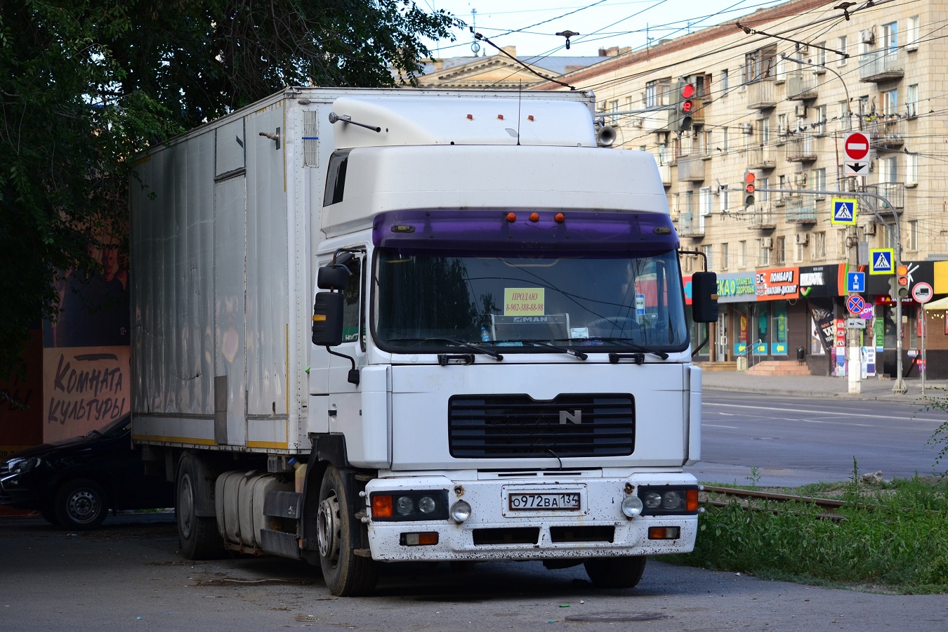 Волгоградская область, № О 972 ВА 134 — MAN F2000 19.414