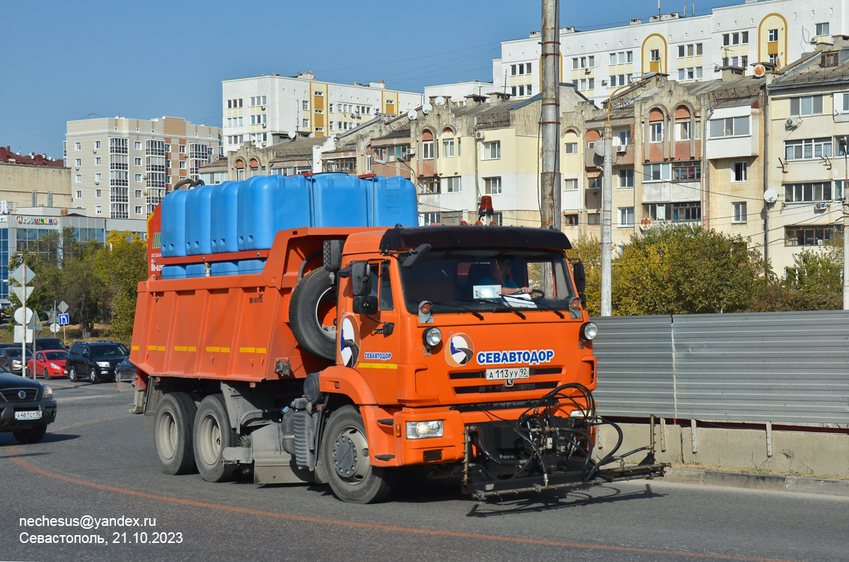 Севастополь, № А 113 УУ 92 — КамАЗ-65115-A5(48)