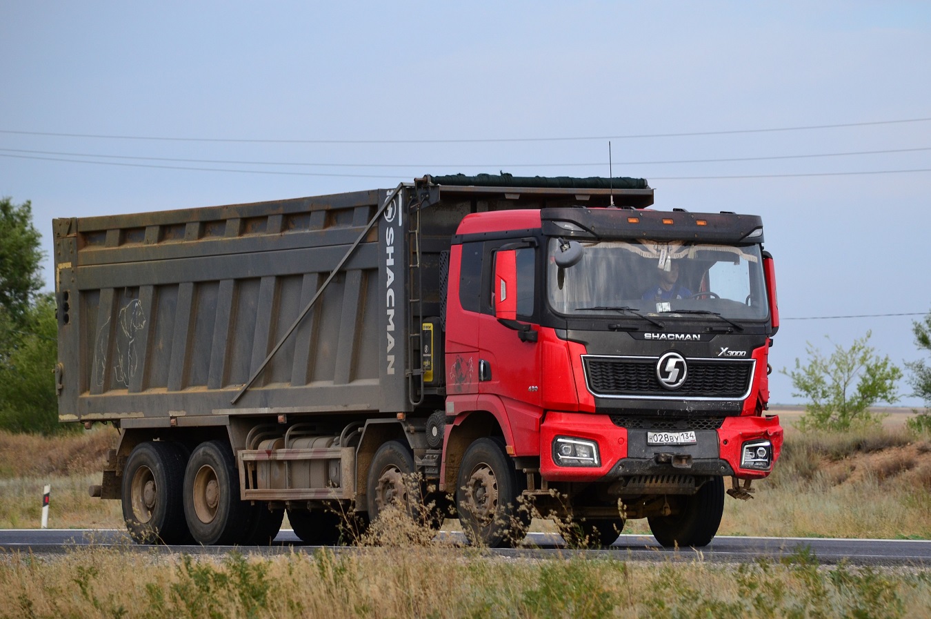 Волгоградская область, № Н 028 ВУ 134 — Shaanxi Shacman X3000 SX3318