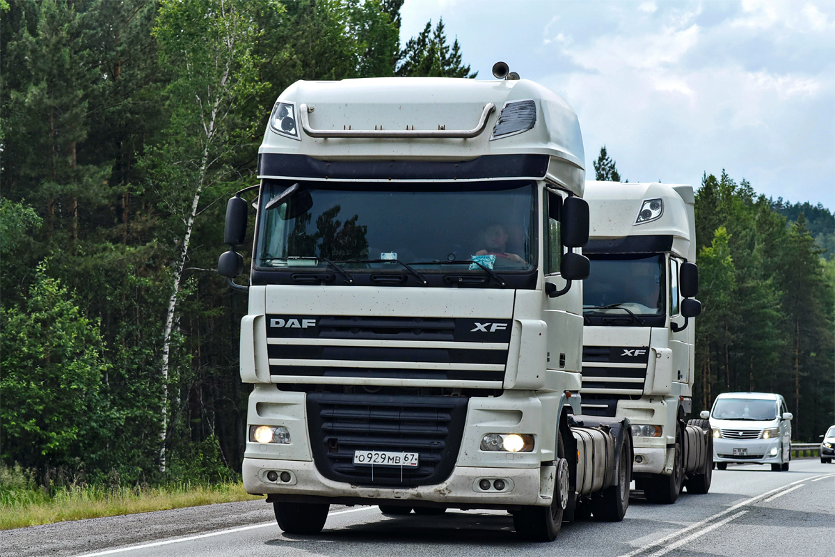 Смоленская область, № О 929 МВ 67 — DAF XF105 FT