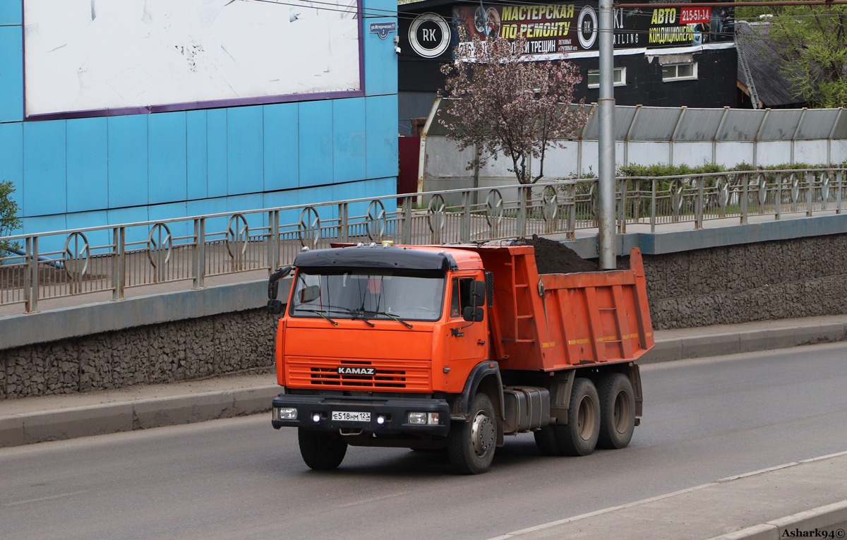 Красноярский край, № Е 518 НМ 123 — КамАЗ-65115-62
