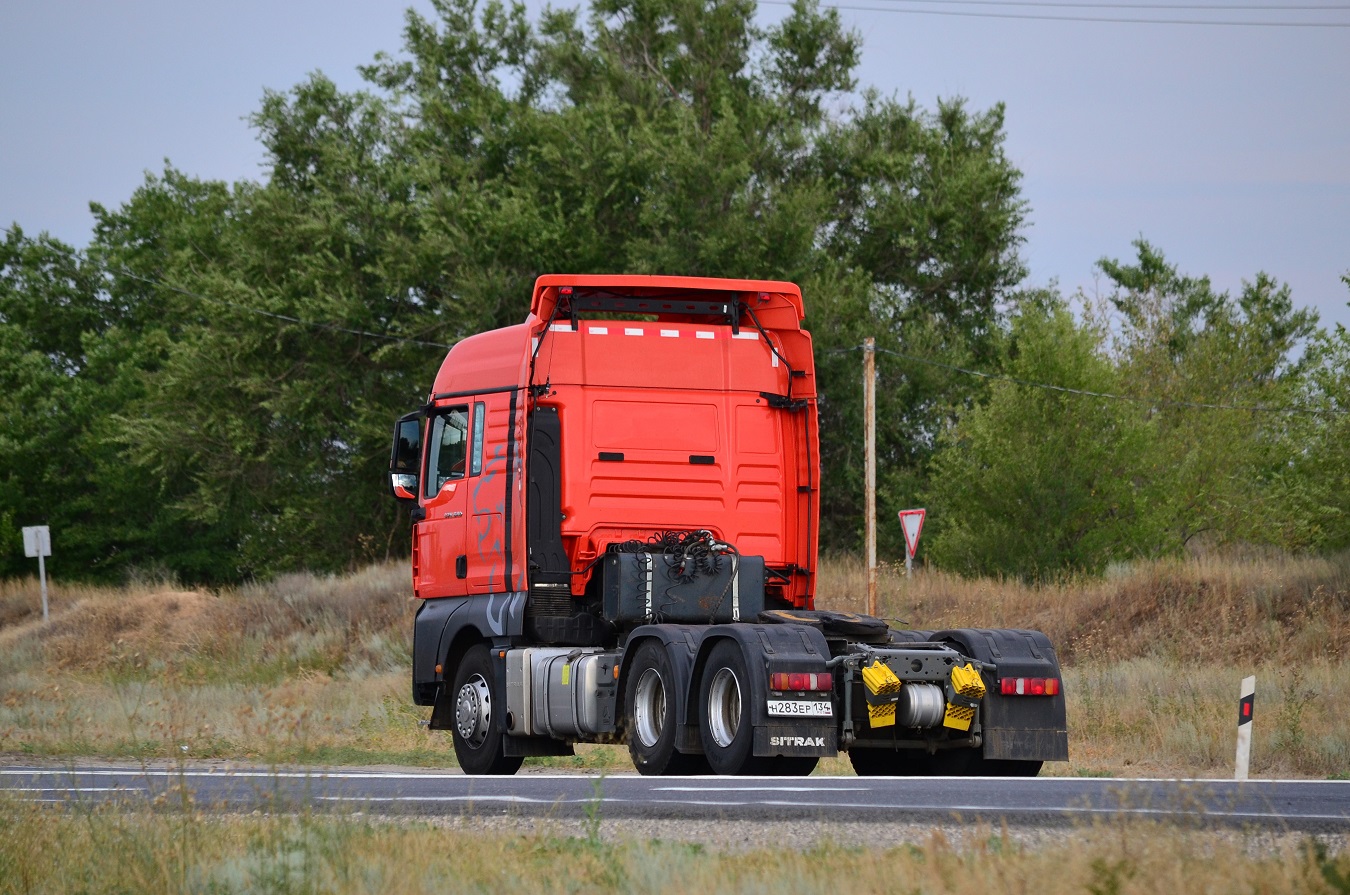 Волгоградская область, № Н 283 ЕР 134 — Sitrak C7H ZZ4256