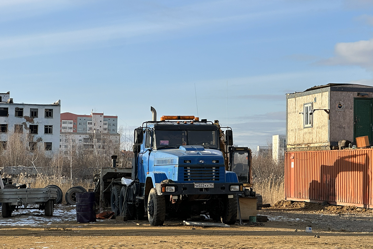 Саха (Якутия), № А 022 КХ 14 — КрАЗ-6443
