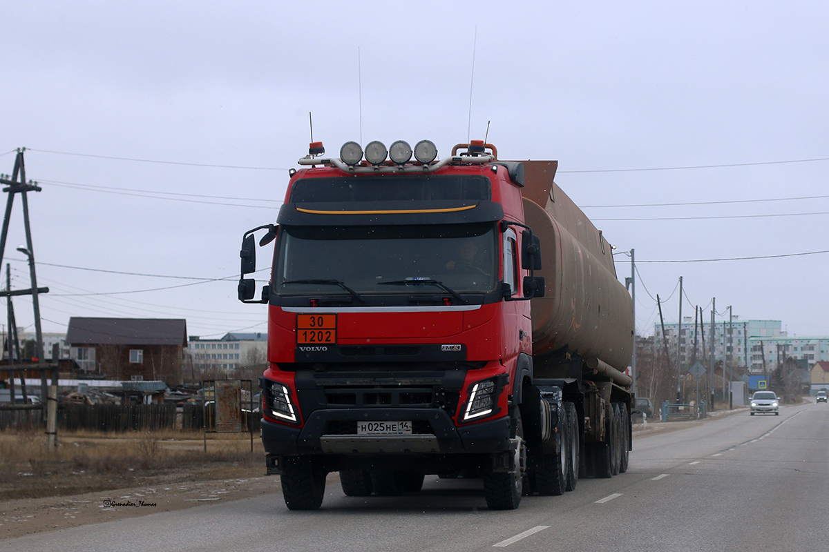 Саха (Якутия), № Н 025 НЕ 14 — Volvo ('2013) FMX.500 [X9P]