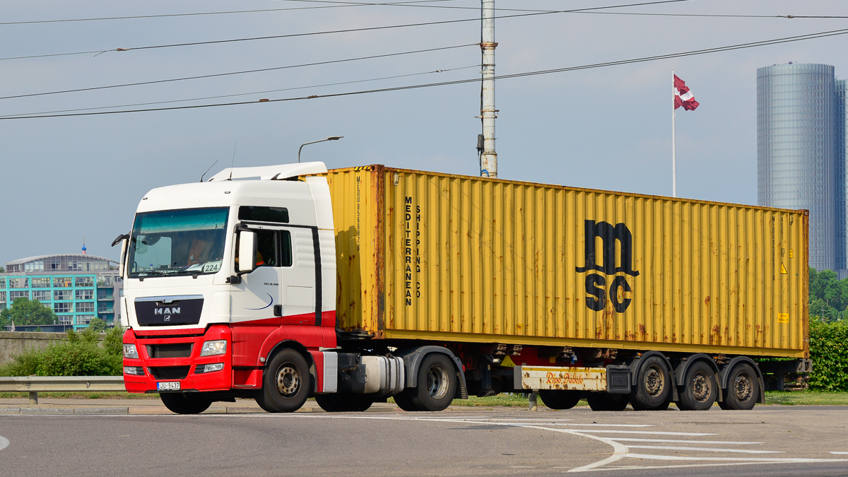 Латвия, № JU-9437 — MAN TGX ('2007) 18.480