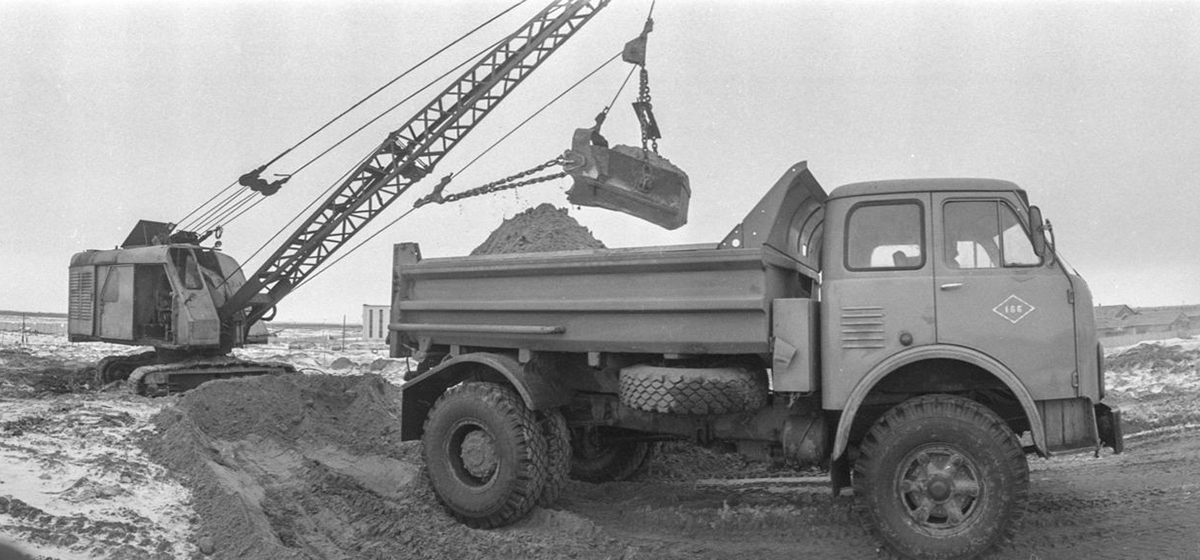 Архангельская область, № 166 — МАЗ-5549; Исторические фотографии (до 2000 года) (Архангельская область)