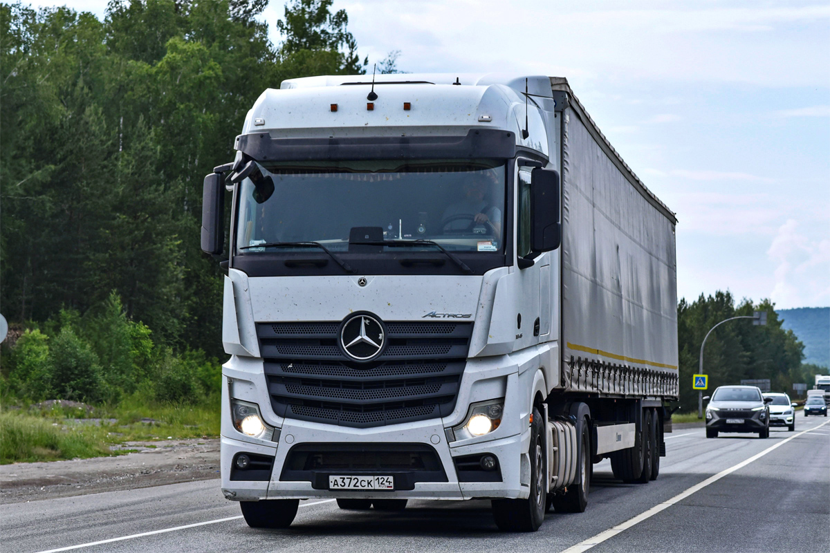 Красноярский край, № А 372 СК 124 — Mercedes-Benz Actros '18 1845 [Z9M]