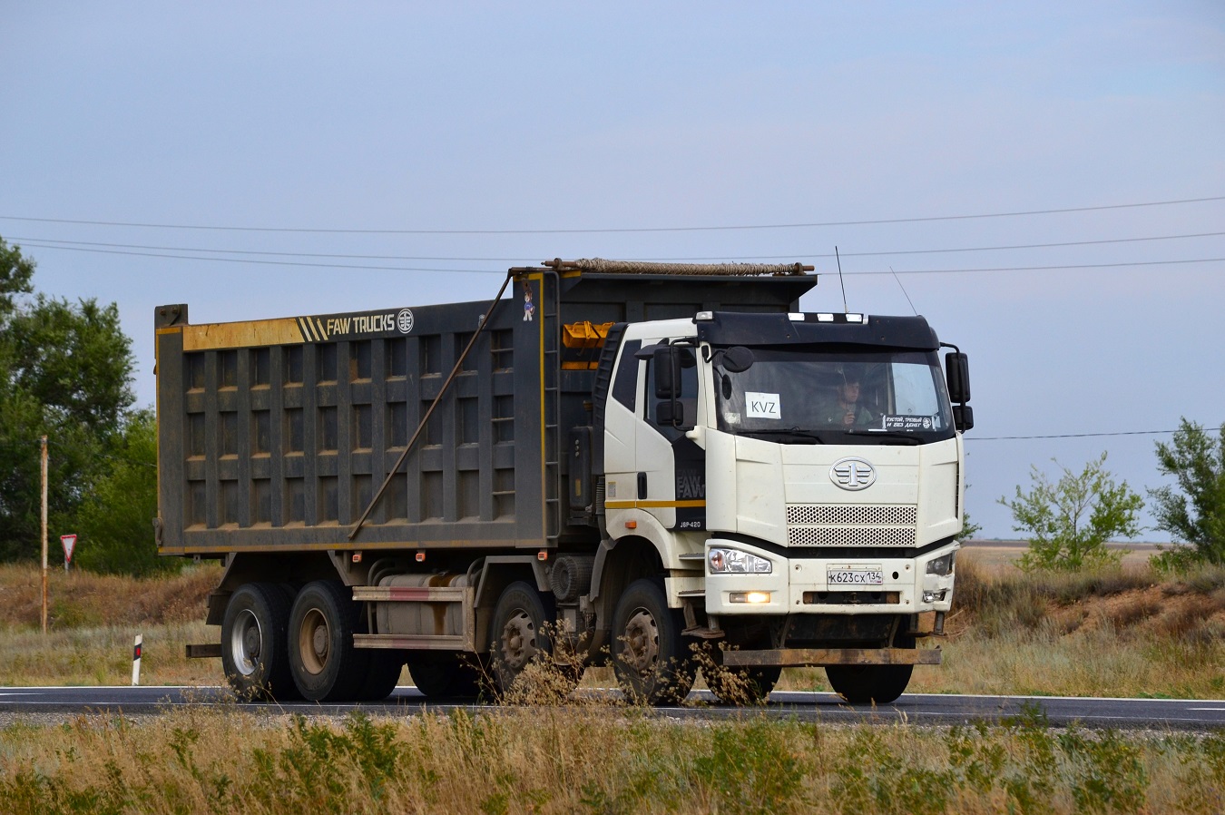 Волгоградская область, № К 623 СХ 134 — FAW J6 CA3310