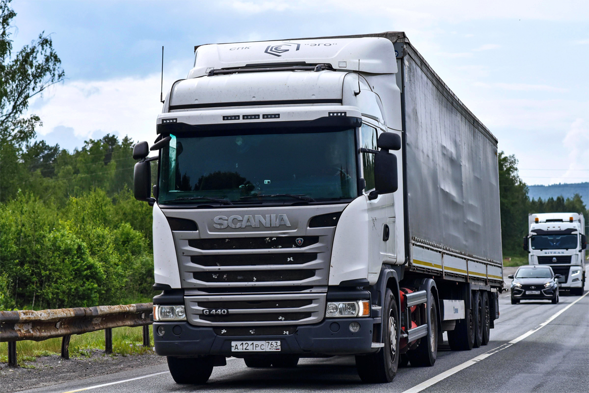 Самарская область, № А 121 РС 763 — Scania ('2013) G440
